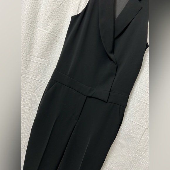 NWOT WHBM Tuxedo jumpsuit black size 0 - Picture 3 of 10